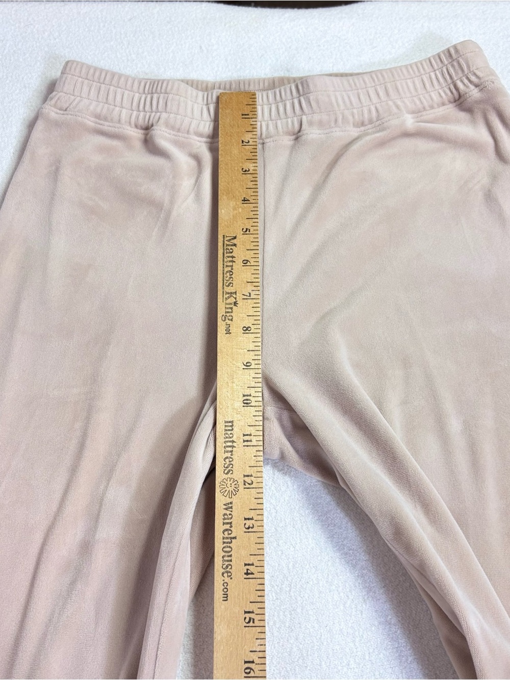Hollister Beige Velour Flare Lounge Pants S Y2K Soft Girl Athleisure Casual Glam - Picture 7 of 10